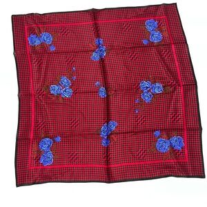 NWOT Accomply silk square scarf 35”x35”